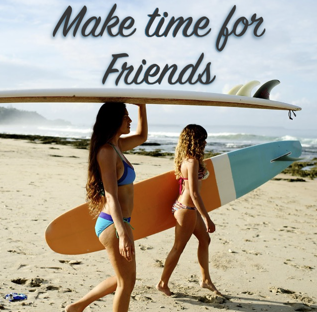 surf camps | teen surf camps | make time for friends
