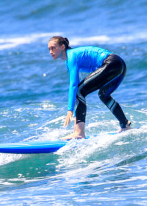 Anna Sophia headshot surfing 