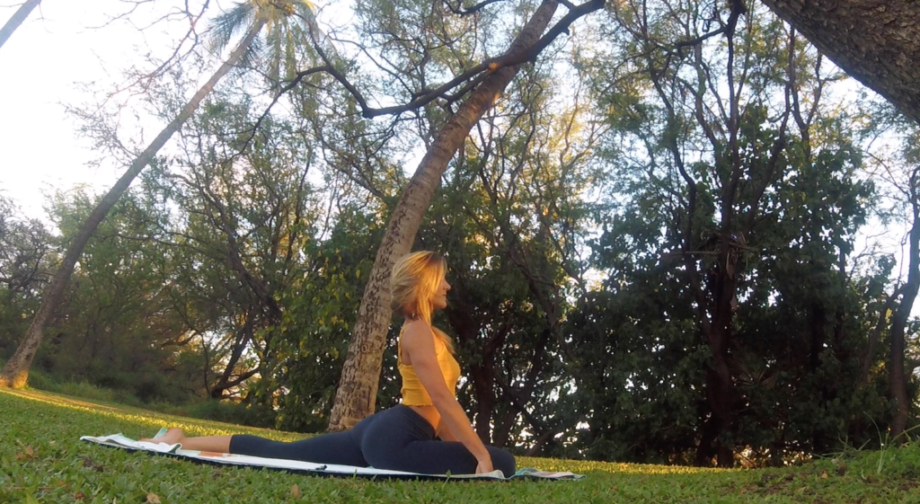 Maui Surf yoga 
